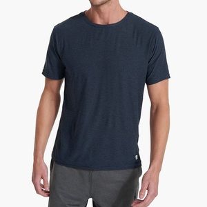 VUORI men’s navy heathered t-shirt